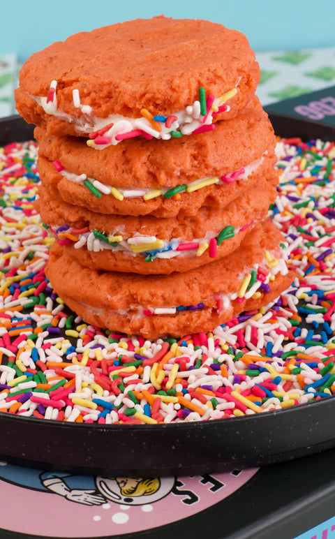 Red Velvet Cookie Sandwich